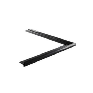 Kraaltrim standaard buitenhoek zwart 26mm