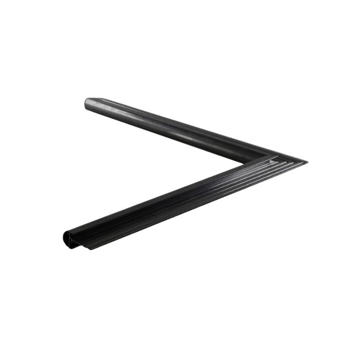 Kraaltrim standaard binnenhoek zwart 26mm main product photo