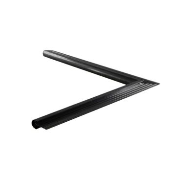 Kraaltrim standaard binnenhoek zwart 26mm