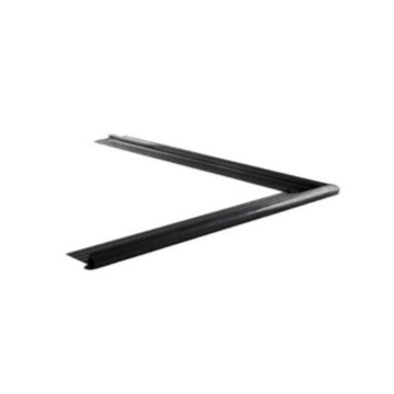 Kraaltrim standaard buitenhoek zwart 26mm