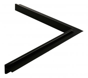 Daktrim standaard binnenhoek zwart 60mm