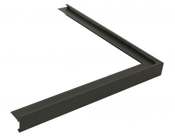 Daktrim standaard buitenhoek antraciet 45mm