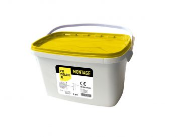 250 schroeven 5x60mm en drukverdeelplaatjes voor PIR platen 40mm.